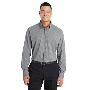 Devon & Jones CrownLux Performance® Men's Tonal Mini Check Woven Shirt