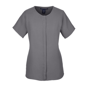 Devon & Jones Ladies' Perfect Fit™ Short-Sleeve Crepe Blouse